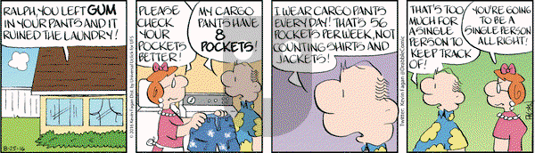 Drabble on Thursday August 25, 2016 Comic Strip