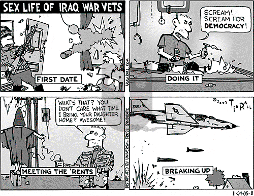 Ted Rall on Saturday November 26, 2005 Comic Strip