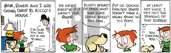 Red and Rover on Monday July 21, 2003 Comic Strip