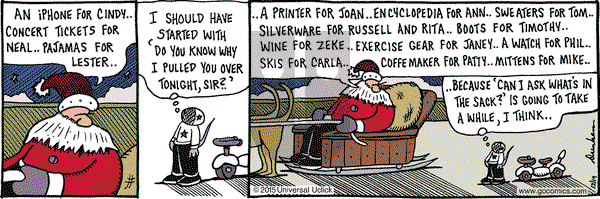 Overboard on Saturday December 19, 2015 Comic Strip