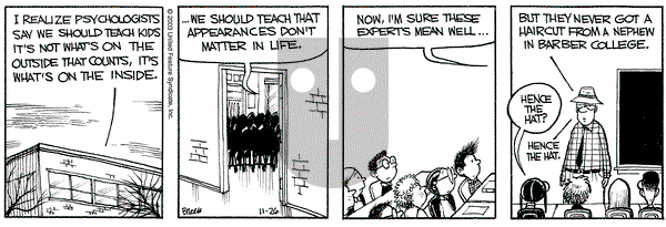 Grand Avenue on Wednesday November 26, 2003 Comic Strip