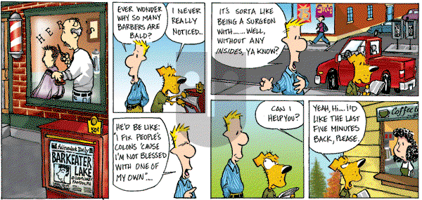 Barkeater Lake on Tuesday November 15, 2011 Comic Strip