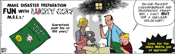 Lucky Cow - Saturday October 2, 2004 Comic Strip