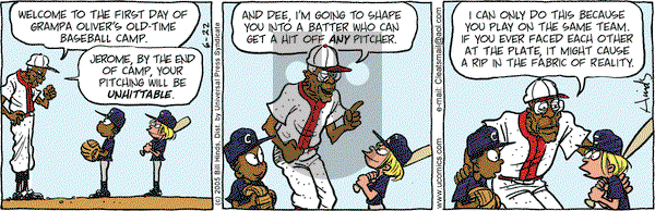 Cleats on Wednesday June 22, 2005 Comic Strip