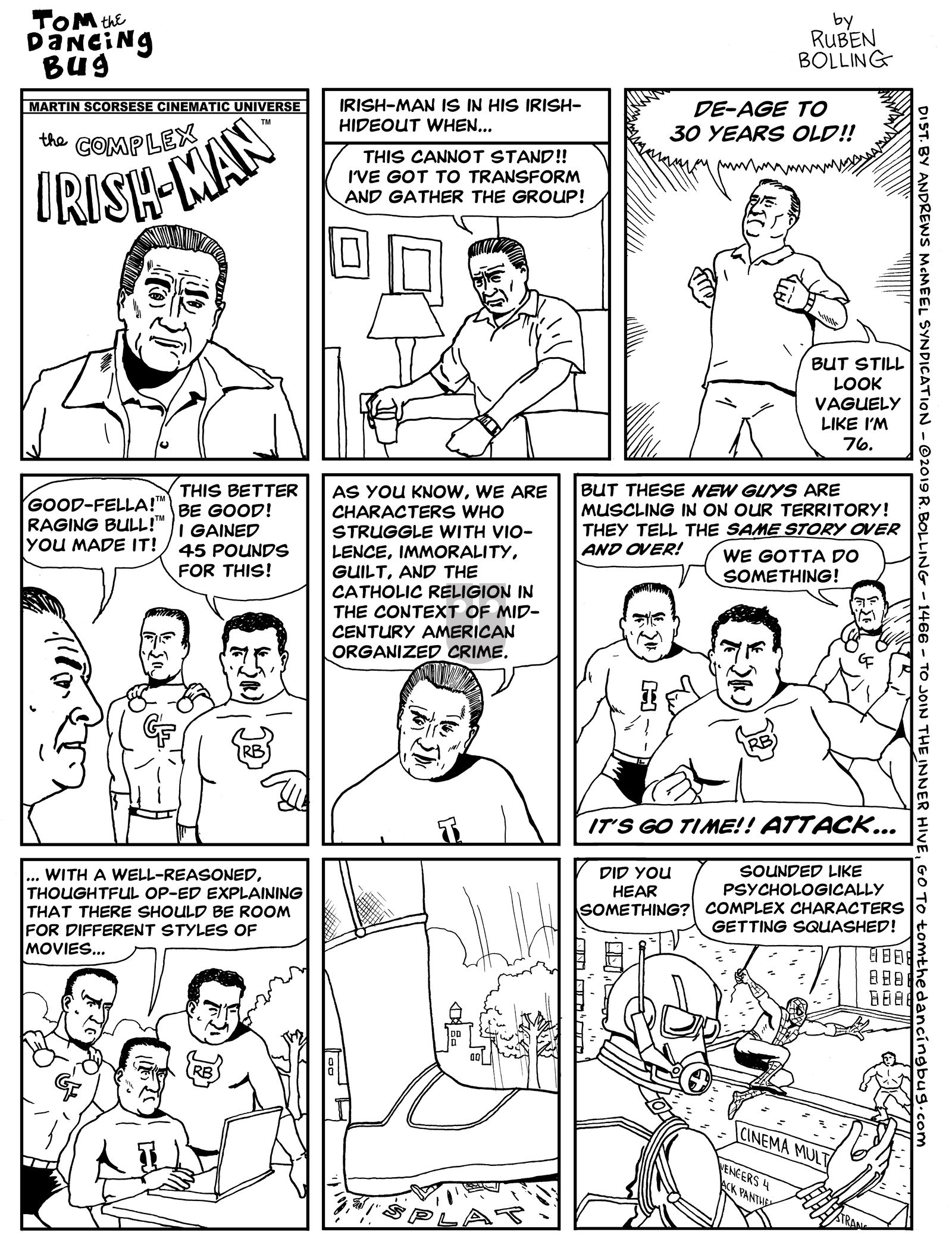 Tom the Dancing Bug - Monday December 2, 2019 Comic Strip