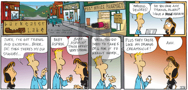 Barkeater Lake on Sunday June 10, 2007 Comic Strip