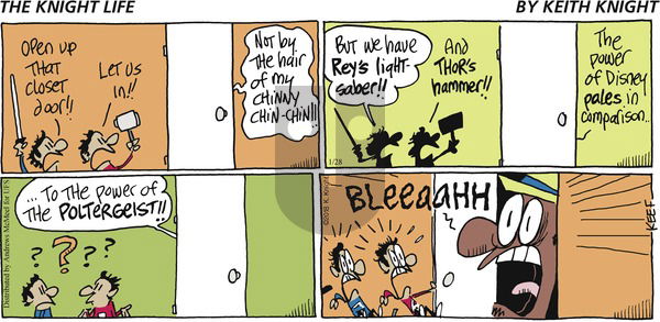 The Knight Life on Sunday January 28, 2018 Comic Strip