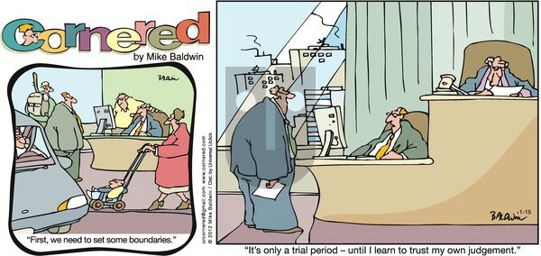Cornered on Sunday January 15, 2012 Comic Strip