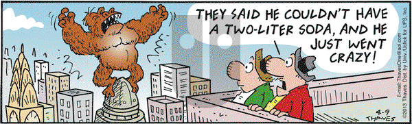 Frank and Ernest on Tuesday April 9, 2013 Comic Strip