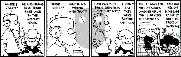 FoxTrot on Wednesday October 27, 1999 Comic Strip