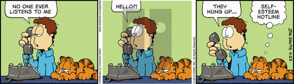 Garfield on Tuesday April 23, 2013 Comic Strip