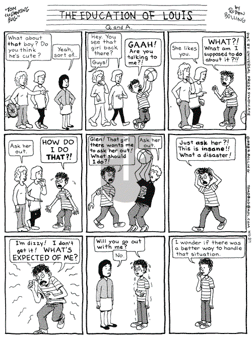 Tom the Dancing Bug on Sunday February 1, 1998 Comic Strip