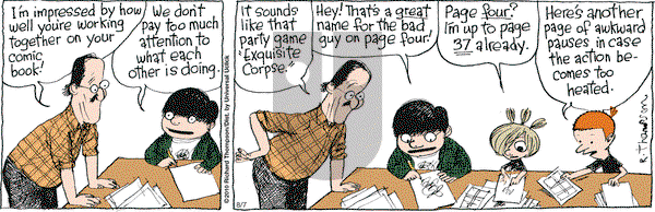 Cul de Sac on Friday August 7, 2015 Comic Strip