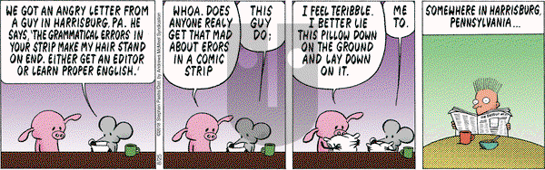 Pearls Before Swine on Saturday August 25, 2018 Comic Strip