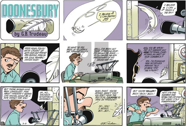 Doonesbury on Sunday July 7, 2002 Comic Strip