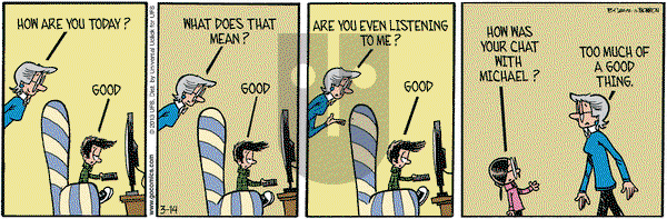 Grand Avenue on Thursday March 14, 2013 Comic Strip