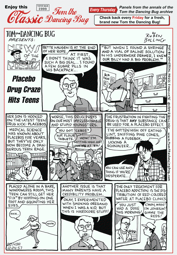 Tom the Dancing Bug on Thursday December 4, 2014 Comic Strip