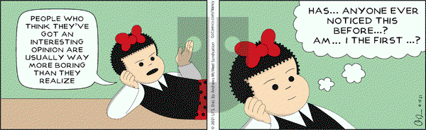 Nancy on Friday September 10, 2021 Comic Strip