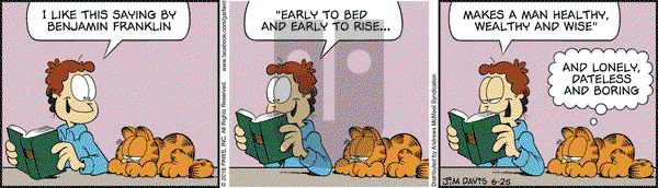 Garfield on Monday June 25, 2018 Comic Strip