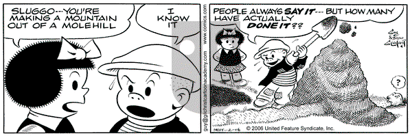 Nancy on Saturday September 2, 2006 Comic Strip