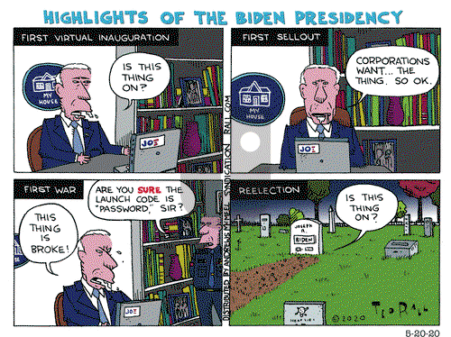 Ted Rall on Wednesday May 20, 2020 Comic Strip
