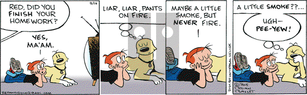 Red and Rover on Wednesday September 16, 2015 Comic Strip