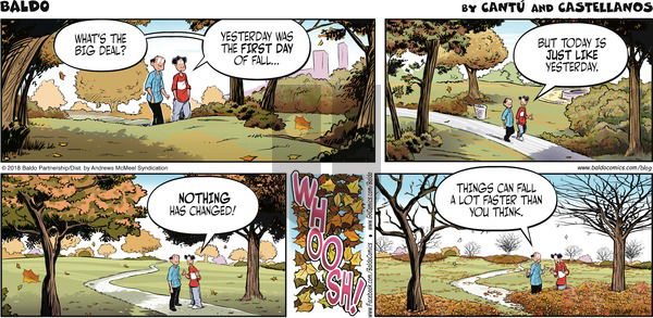 Baldo on Sunday September 23, 2018 Comic Strip
