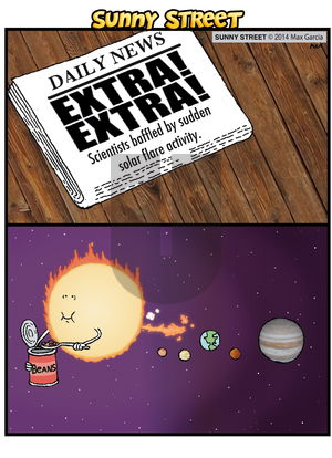 Sunny Street on Monday September 15, 2014 Comic Strip