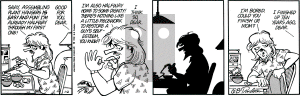 Doonesbury on Thursday January 2, 1992 Comic Strip