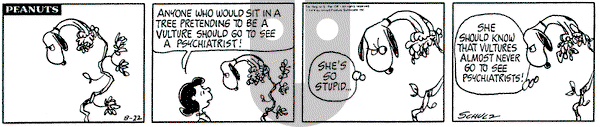 Peanuts on Thursday August 22, 1974 Comic Strip