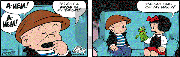 Nancy on Saturday April 9, 2016 Comic Strip