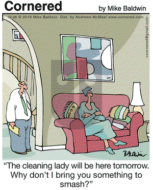 Cornered on Wednesday December 26, 2018 Comic Strip