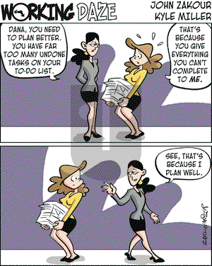 Working Daze on Wednesday May 2, 2007 Comic Strip