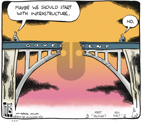 Tom Toles on Wednesday November 5, 2014 Comic Strip