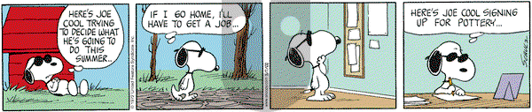 Peanuts on Tuesday May 7, 2002 Comic Strip