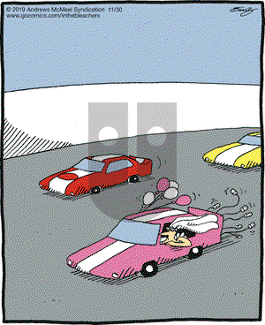 In the Bleachers on Saturday November 30, 2019 Comic Strip