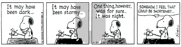 Peanuts on Saturday January 30, 1988 Comic Strip