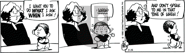 Rose is Rose on Monday March 26, 1990 Comic Strip