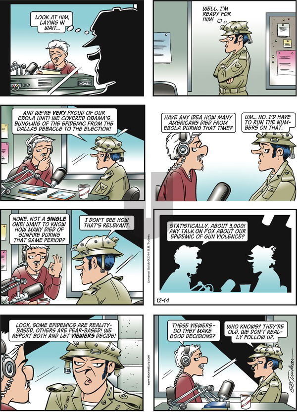 Doonesbury - Sunday December 14, 2014 Comic Strip