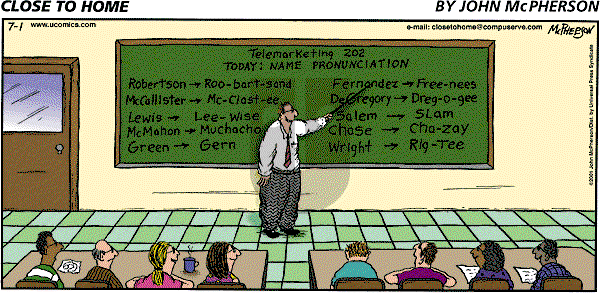 Close to Home on Sunday July 1, 2001 Comic Strip