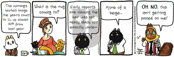 Breaking Cat News on Friday July 6, 2018 Comic Strip