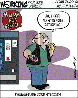 Working Daze on Monday February 4, 2008 Comic Strip