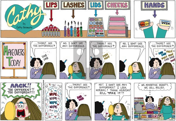 Cathy Classics on Sunday September 8, 2002 Comic Strip