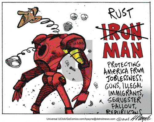 Henry Payne on Wednesday May 8, 2013 Comic Strip