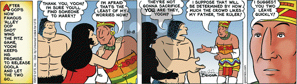 Alley Oop on Monday October 8, 2012 Comic Strip