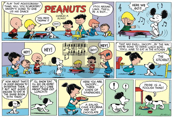 Peanuts Begins - Saturday March 13, 2021 Comic Strip