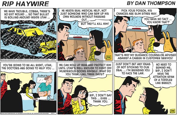 Rip Haywire on Sunday March 1, 2020 Comic Strip