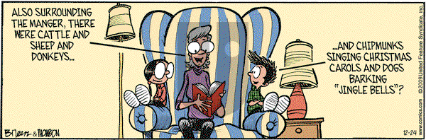 Grand Avenue on Thursday December 24, 2009 Comic Strip