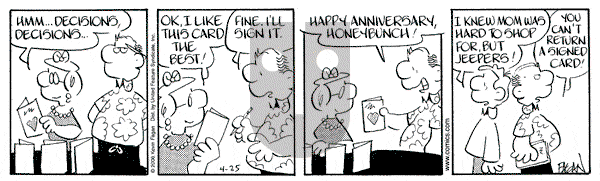 Drabble on Tuesday April 25, 2006 Comic Strip