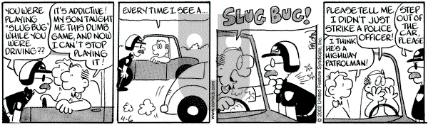 Drabble on Saturday April 6, 2002 Comic Strip